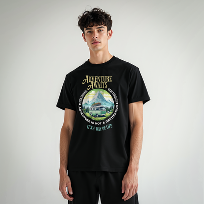 ADVENTURE WAITS ORGANIC REGULAR SHIRT