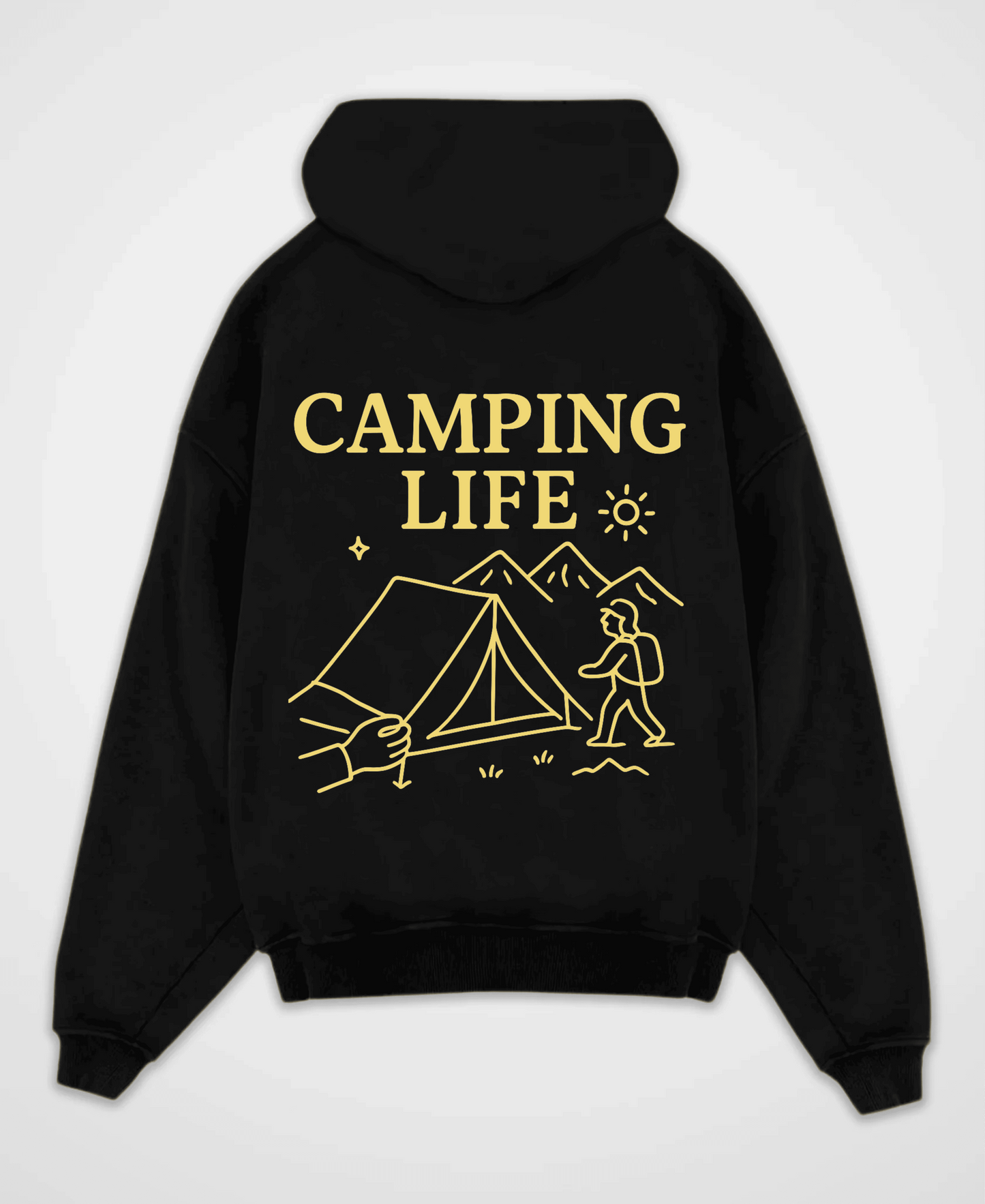 CAMPING LIFE OVERSIZED HOODIE