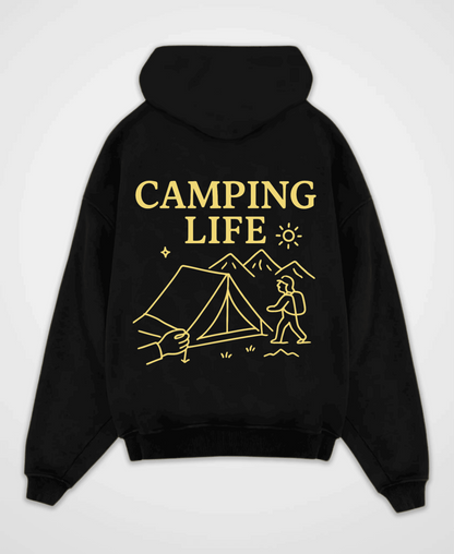 CAMPING LIFE OVERSIZED HOODIE