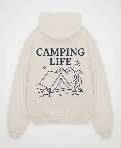 CAMPING LIFE OVERSIZED HOODIE