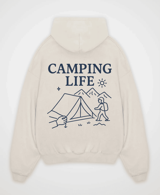 CAMPING LIFE OVERSIZED HOODIE