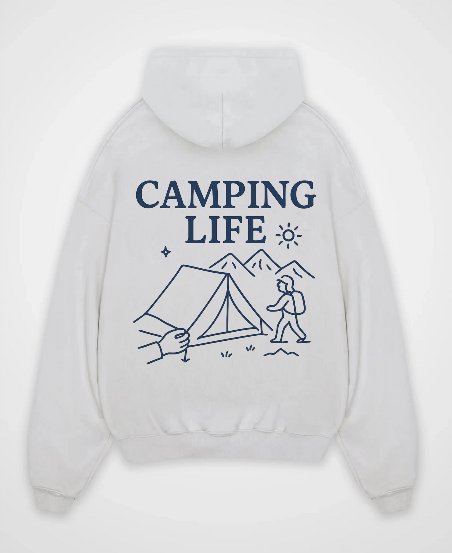 CAMPING LIFE OVERSIZED HOODIE