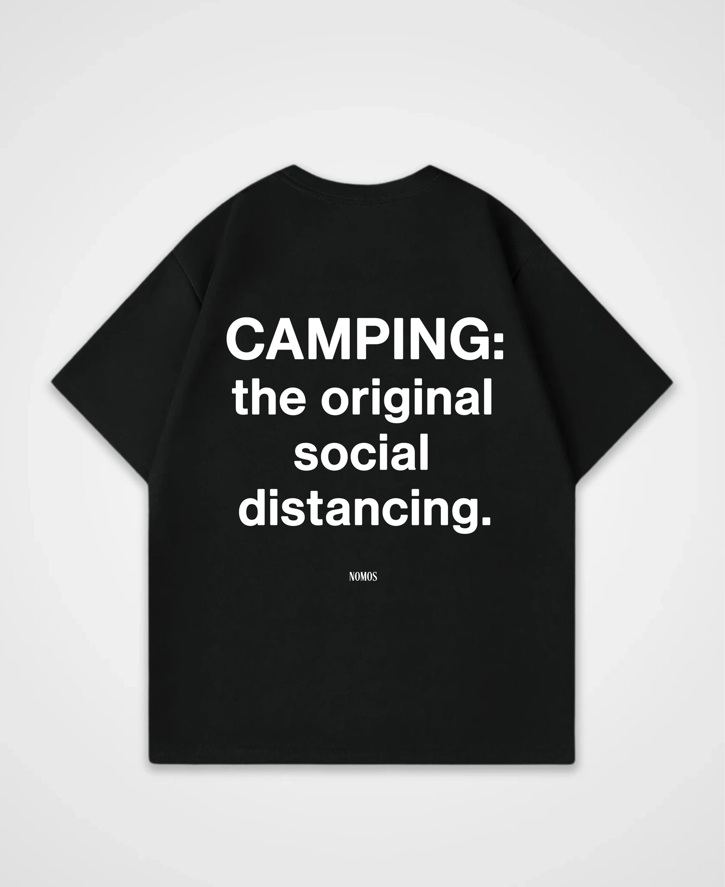 CAMPING THE ORIGINAL DISTANCING OVERSIZED SHIRT