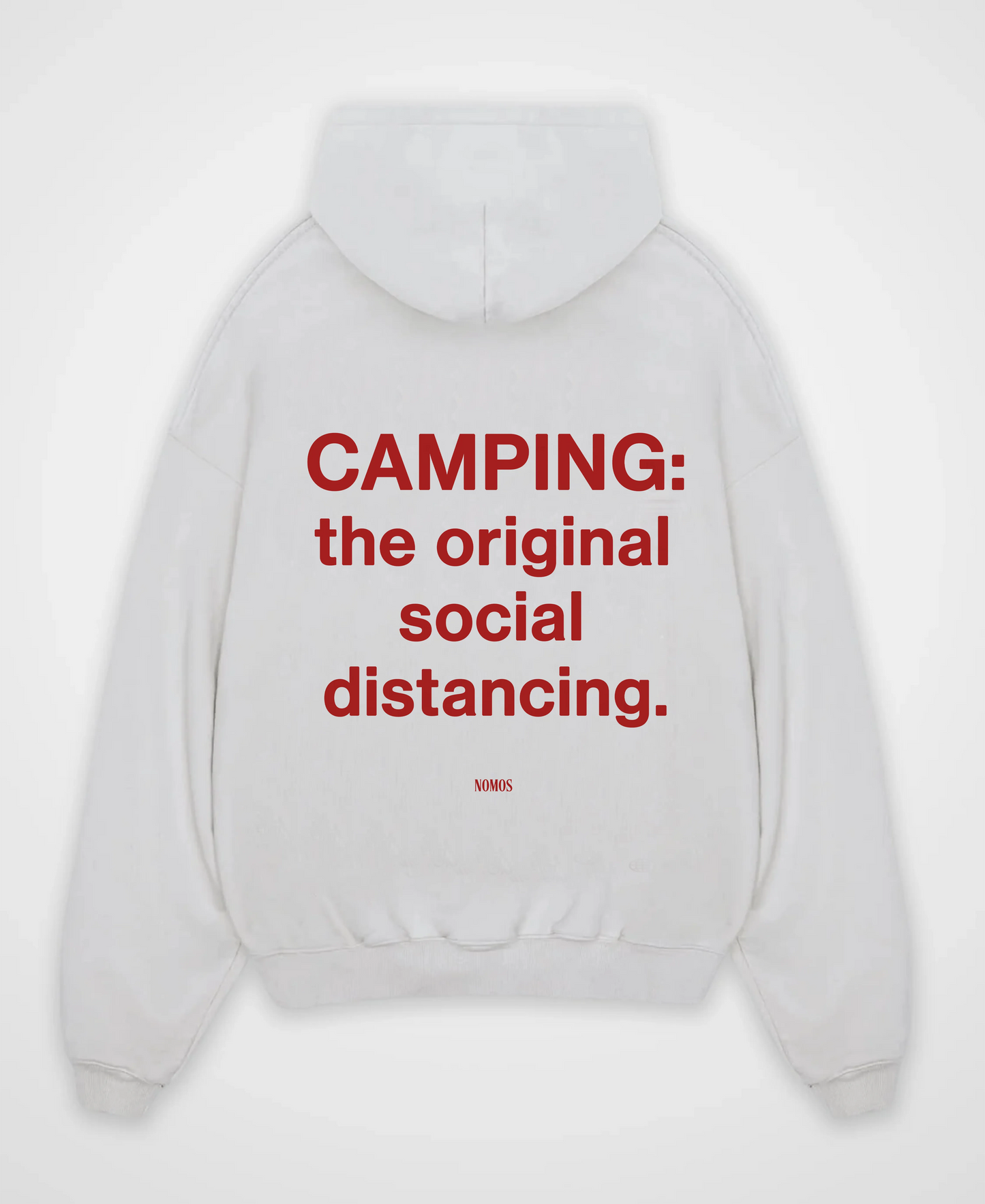 CAMPING THE ORIGINAL DISTANCING OVERSIZED HOODIE