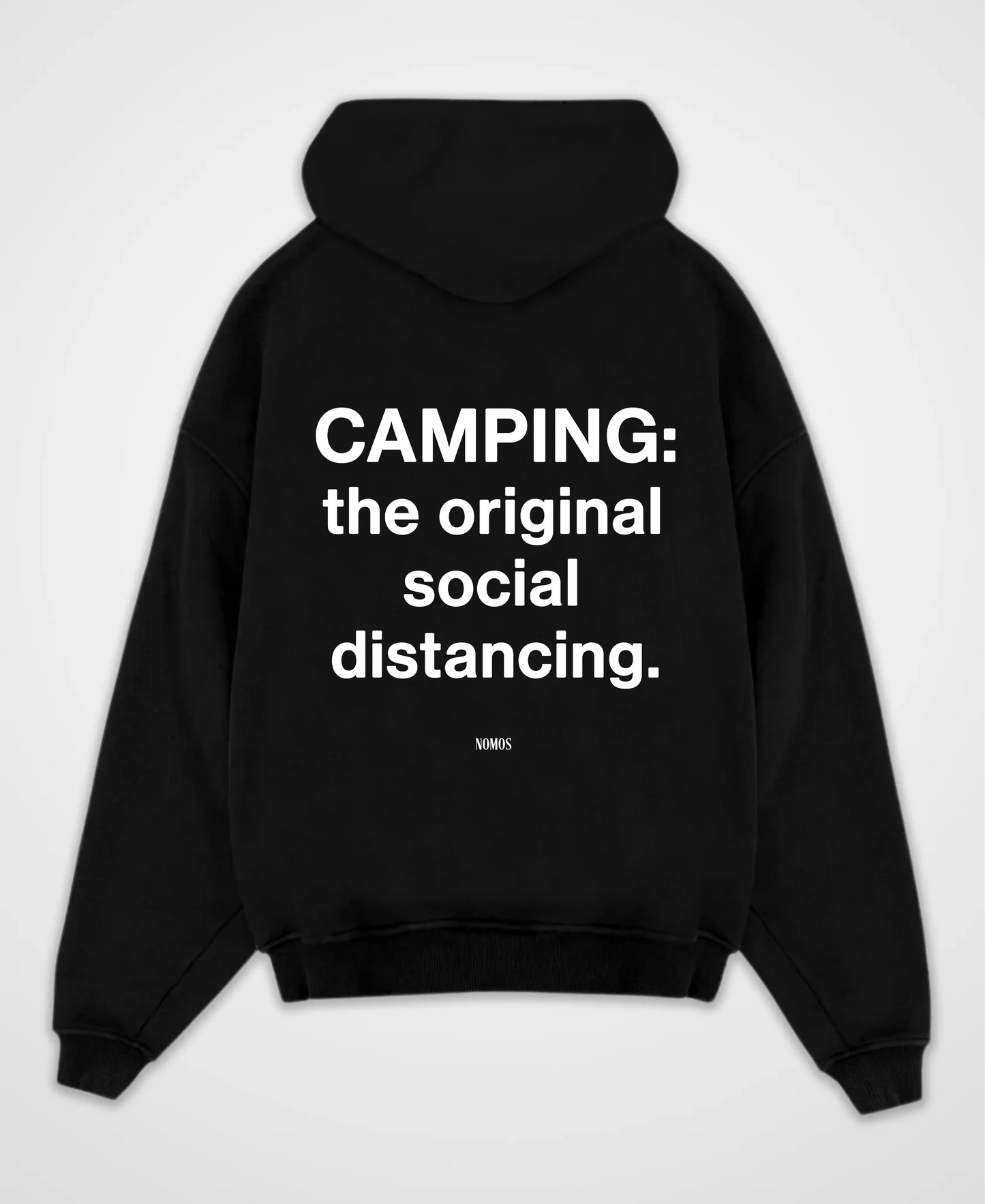 CAMPING THE ORIGINAL DISTANCING OVERSIZED HOODIE