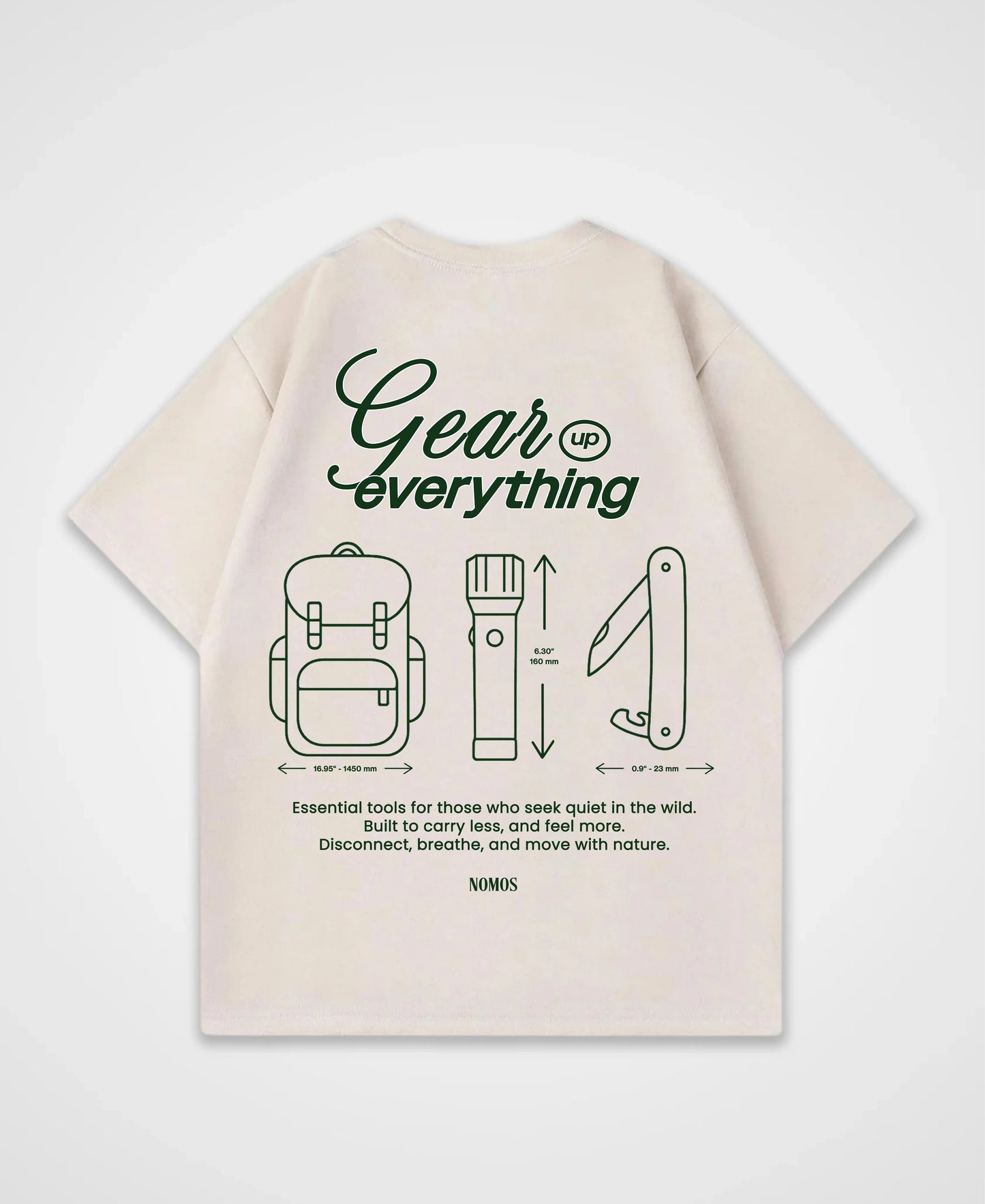 GEAR UP EVERYTHING OVERSIZED SHIRT