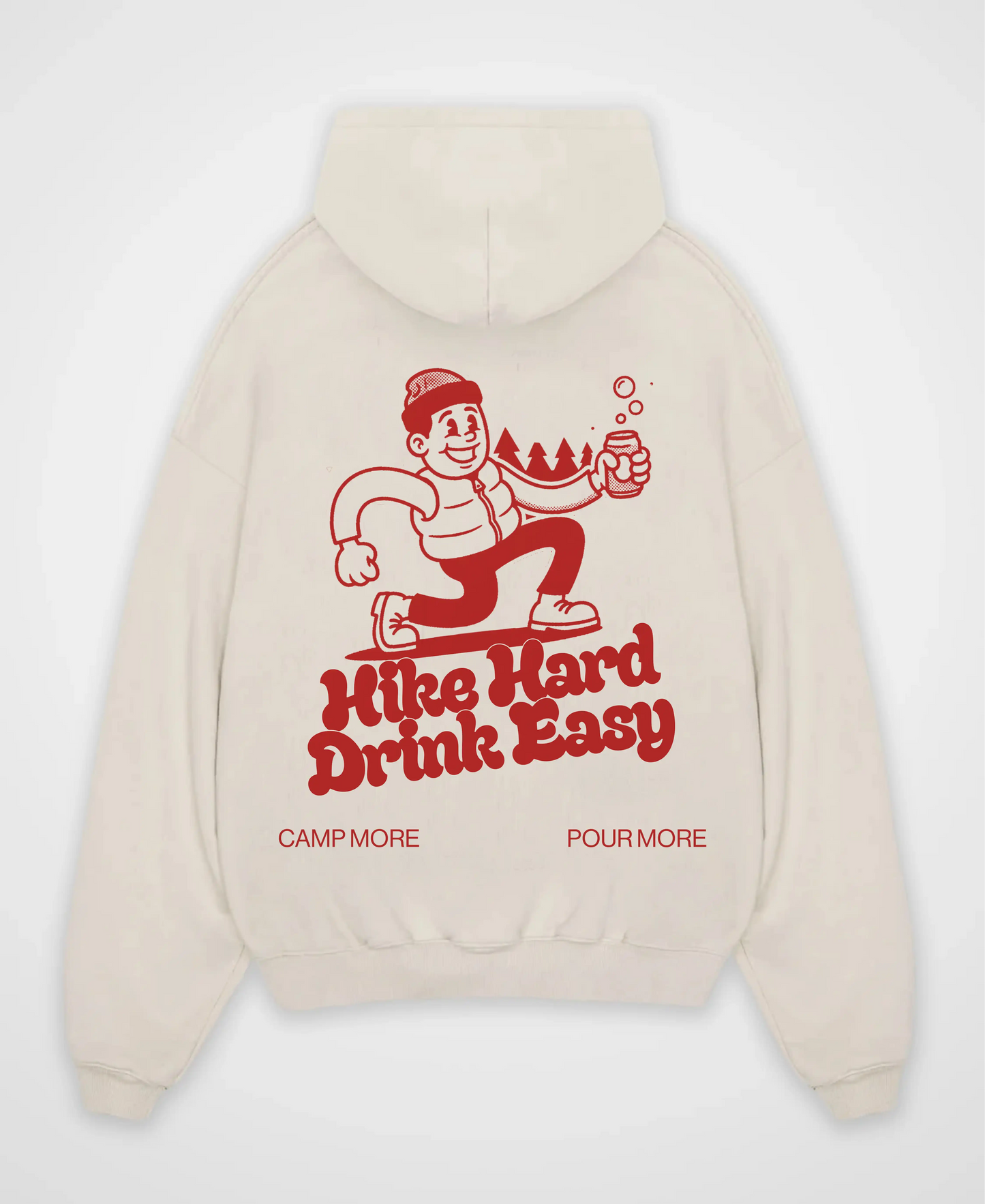 HIKE HARD OVERSIZED HOODIE