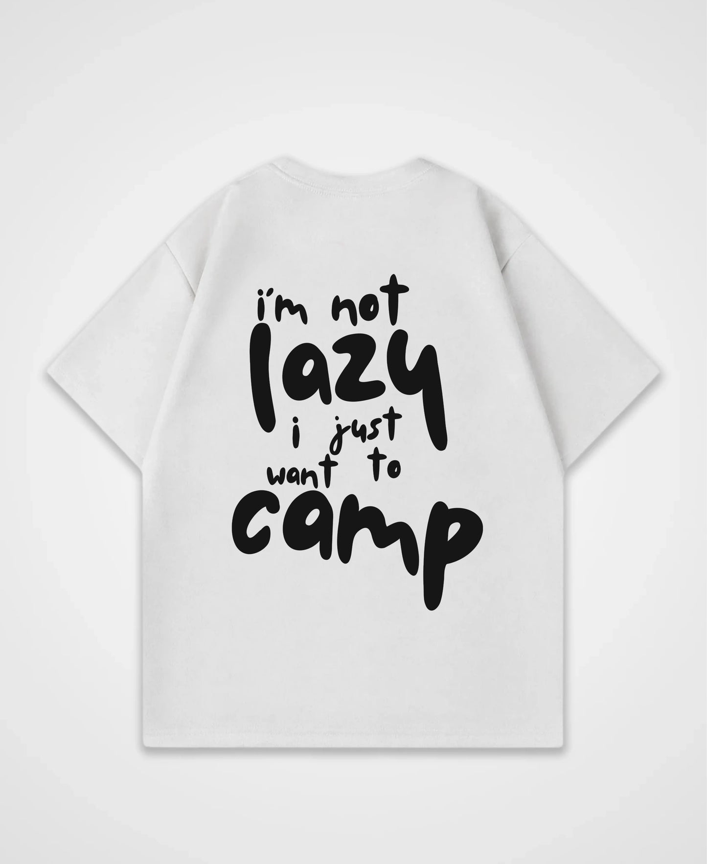 OK BUT FIRST CAMPING OVERSIZED SHIRT