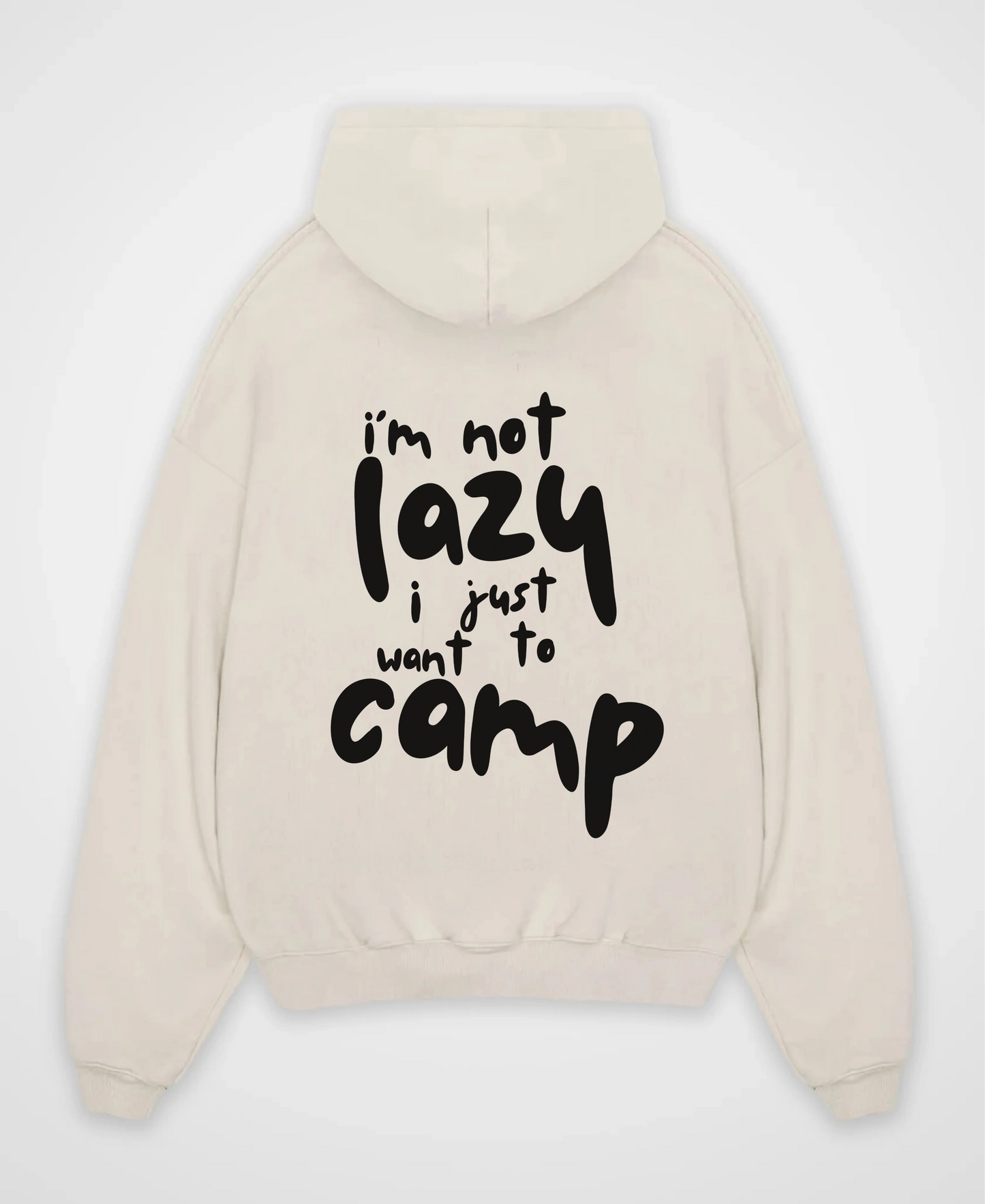 WEEKEND CAMPER MOOD OVERSIZED HOODIE 