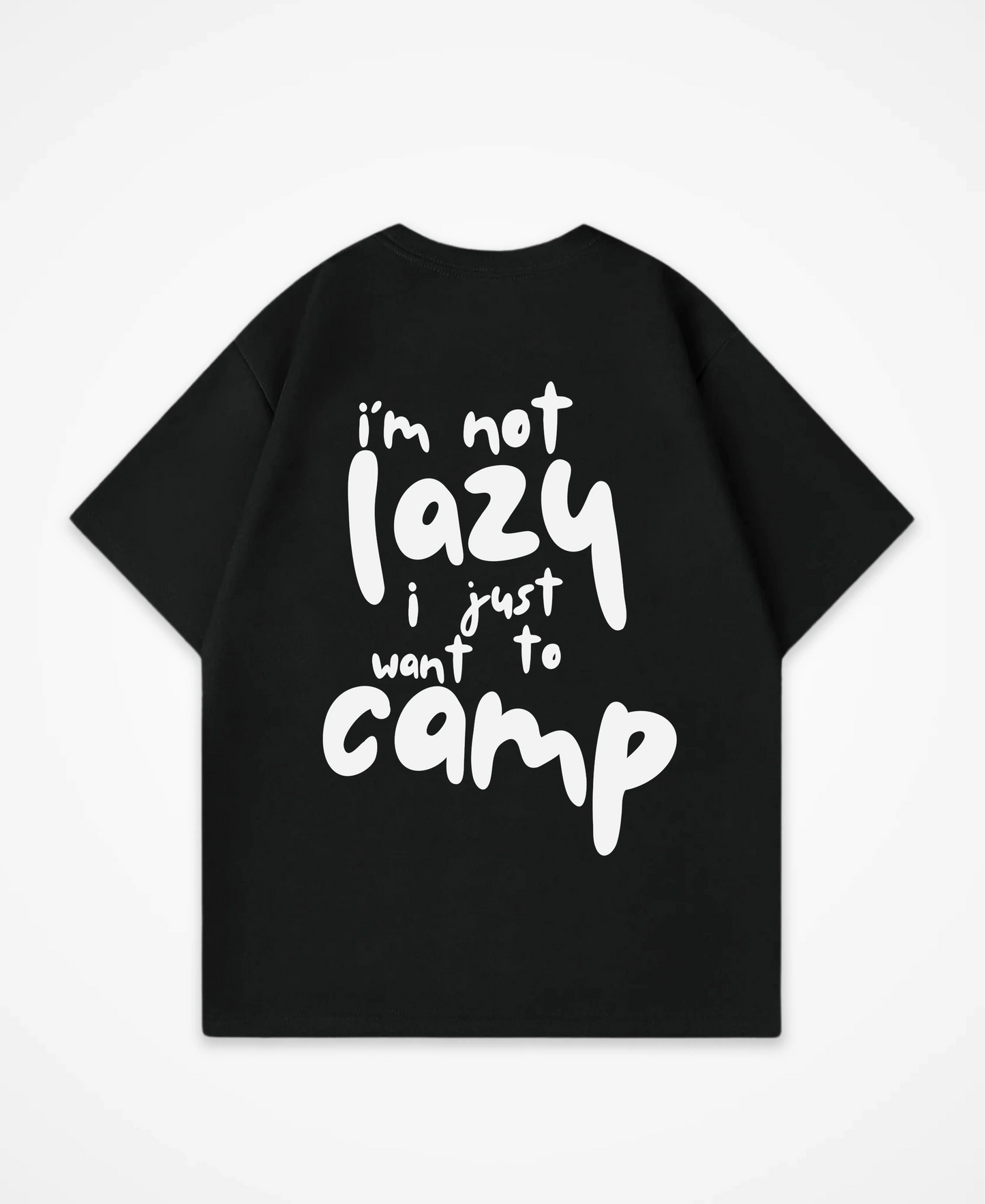 OK BUT FIRST CAMPING OVERSIZED SHIRT