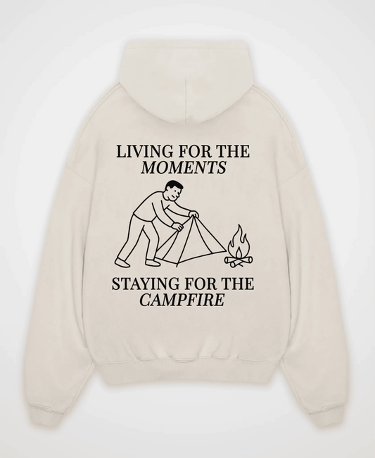 LIVING FOR THE MOMENTS OVERSIZED HOODIE