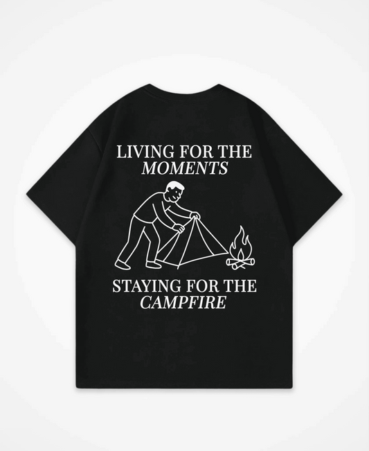 LIVING FOR THE MOMENTS OVERSIZED SHIRT