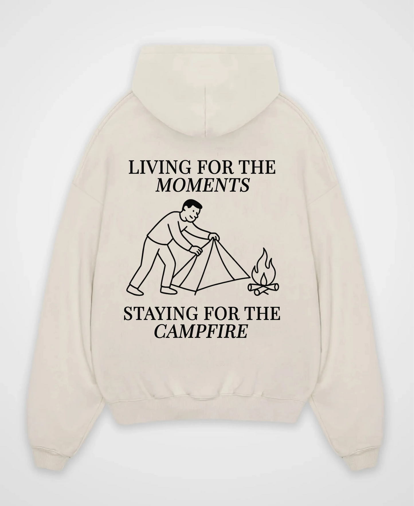 LIVING FOR THE MOMENTS OVERSIZED HOODIE