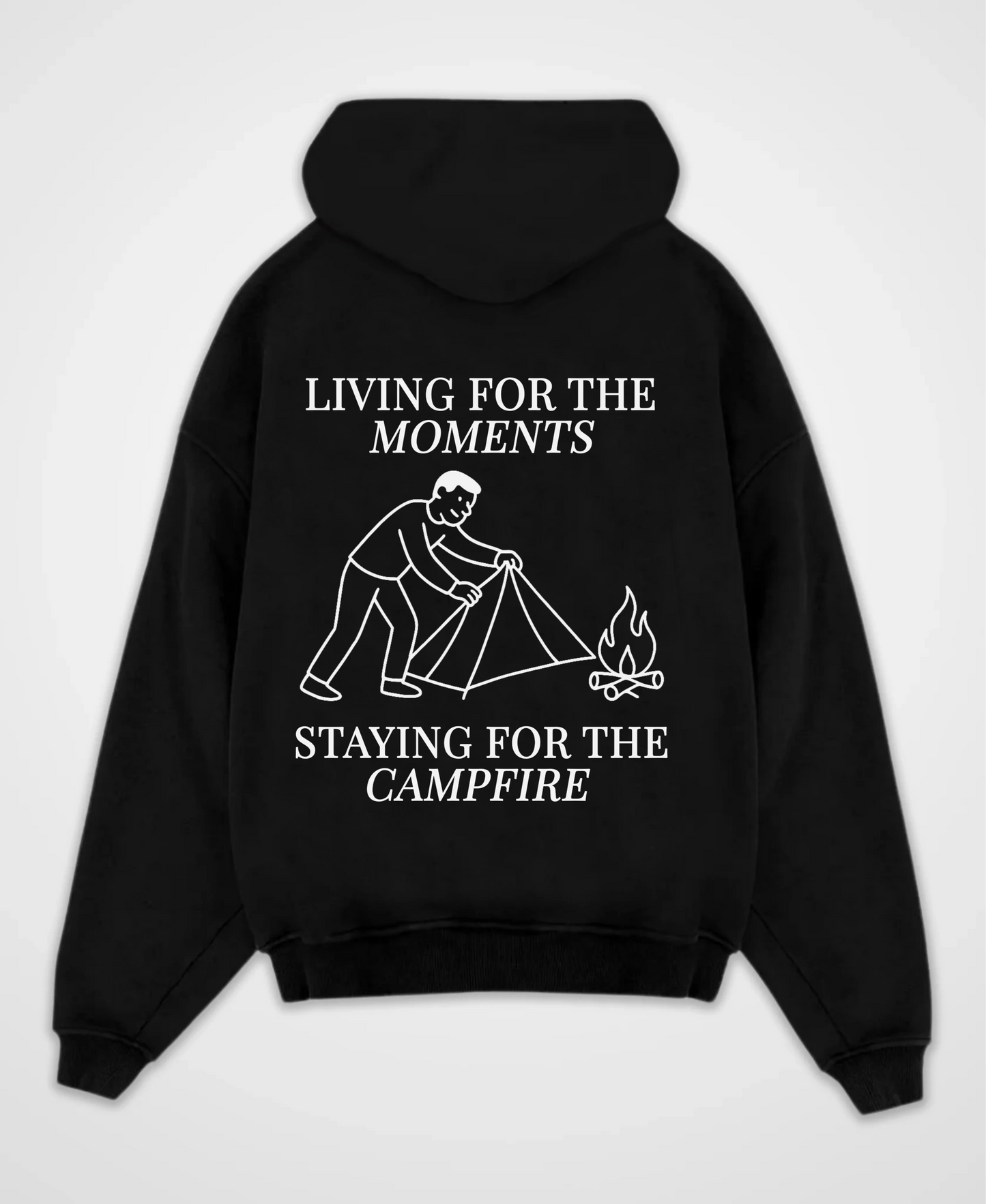 LIVING FOR THE MOMENTS OVERSIZED HOODIE