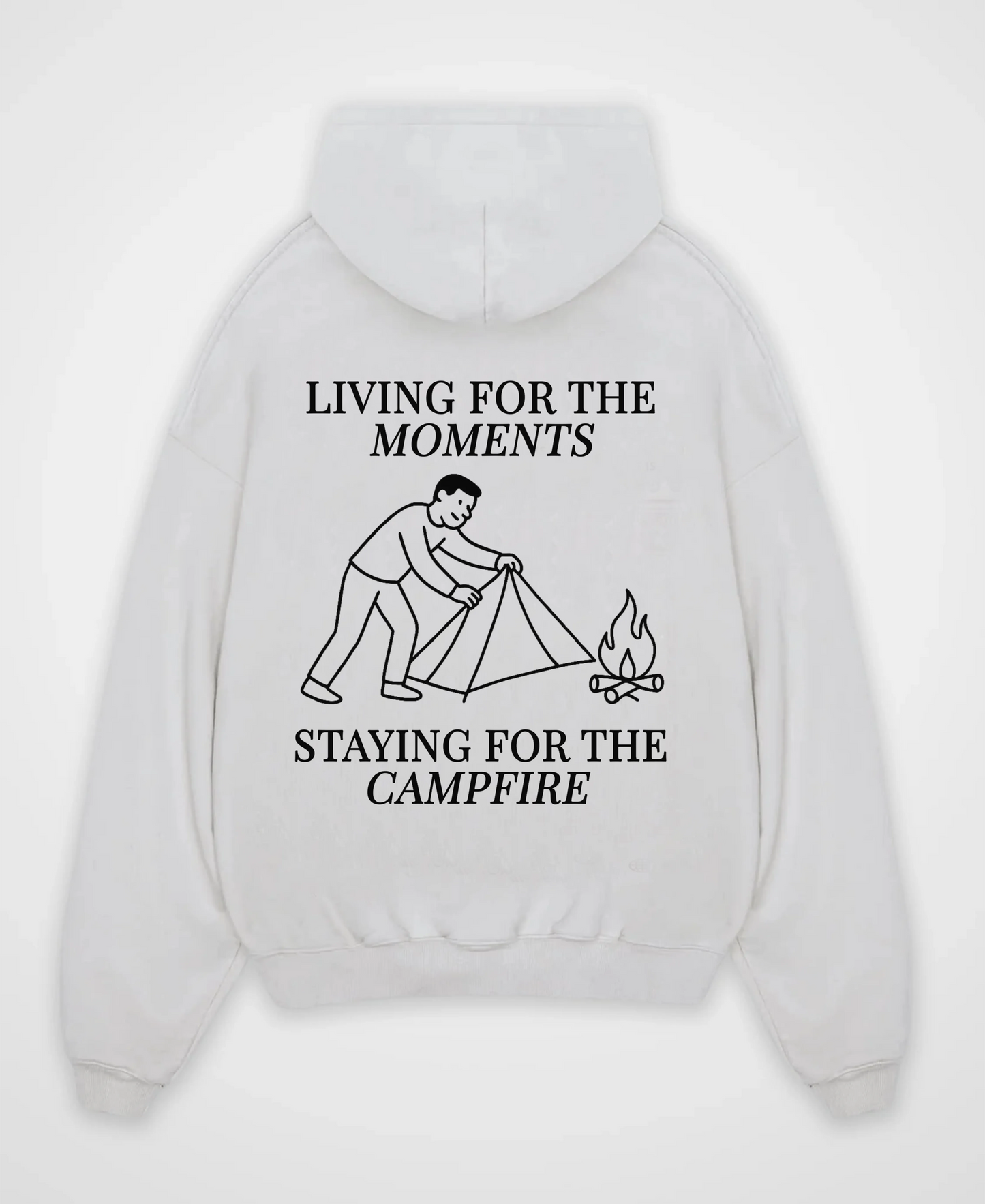 LIVING FOR THE MOMENTS OVERSIZED HOODIE
