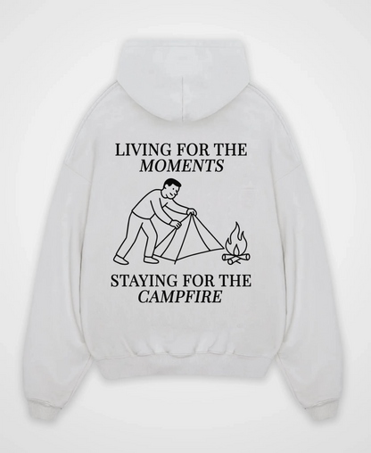 LIVING FOR THE MOMENTS OVERSIZED HOODIE