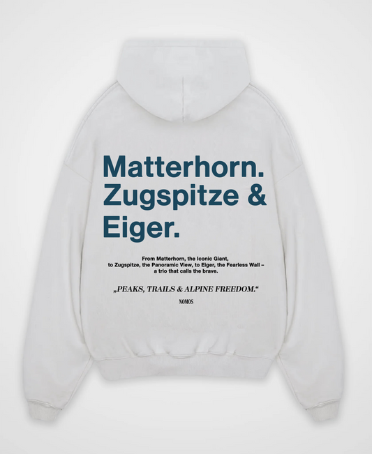 MATTERHORN, ZUGSPITZE & EIGER OVERSIZED HOODIE