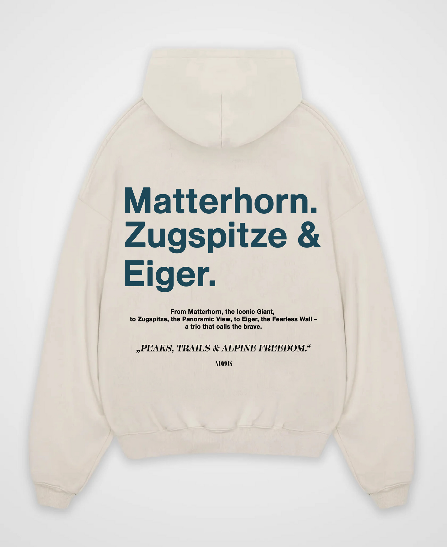 MATTERHORN, ZUGSPITZE & EIGER OVERSIZED HOODIE