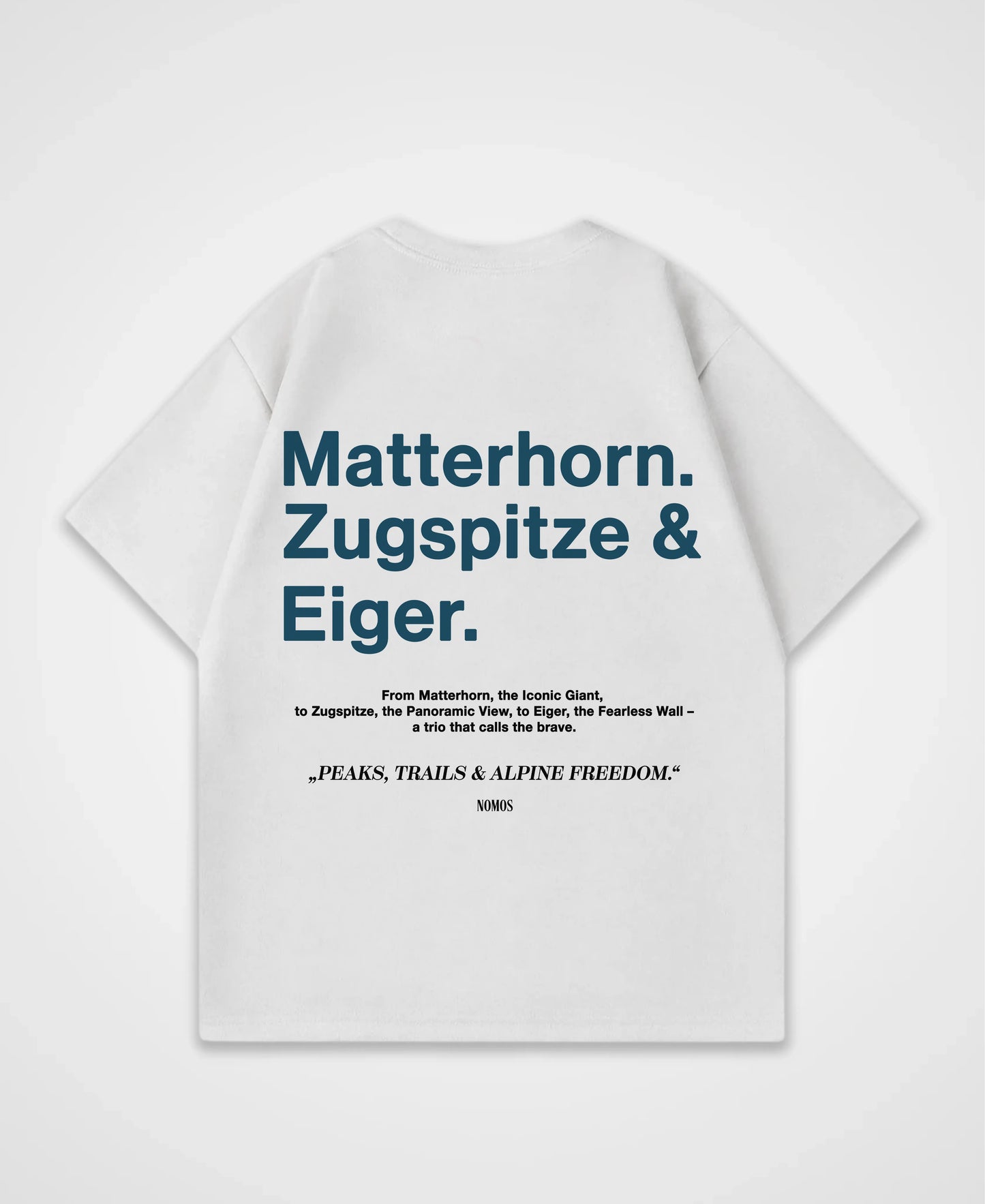 MATTERHORN, ZUGSPITZE & EIGER OVERSIZED SHIRT