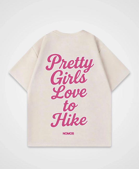 PRETTY GIRLS LOVE TO HIKE OVERSIZED SHIRT