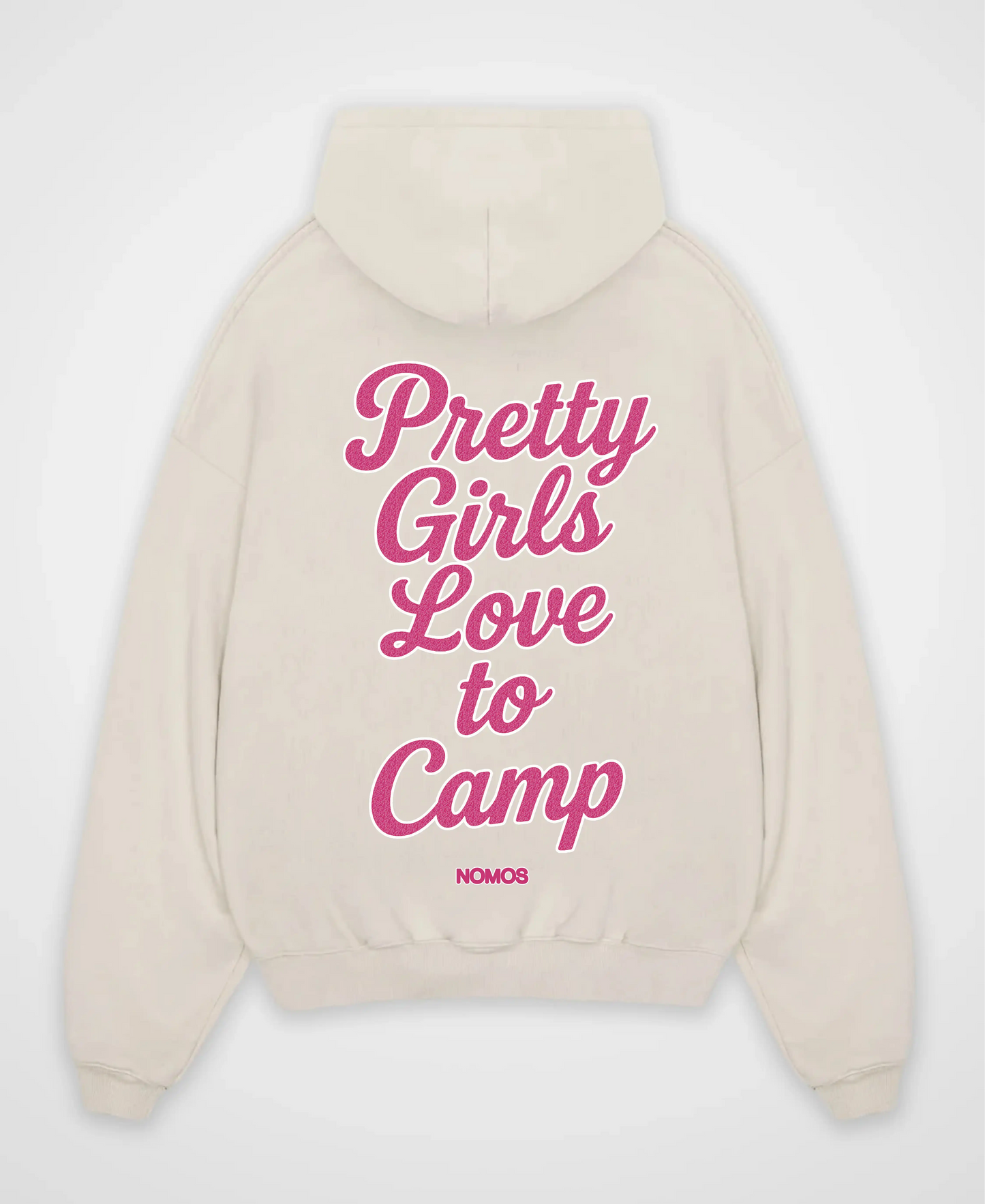 PRETTY GIRLS LOVE TO CAMP OVERSIZED HOODIE
