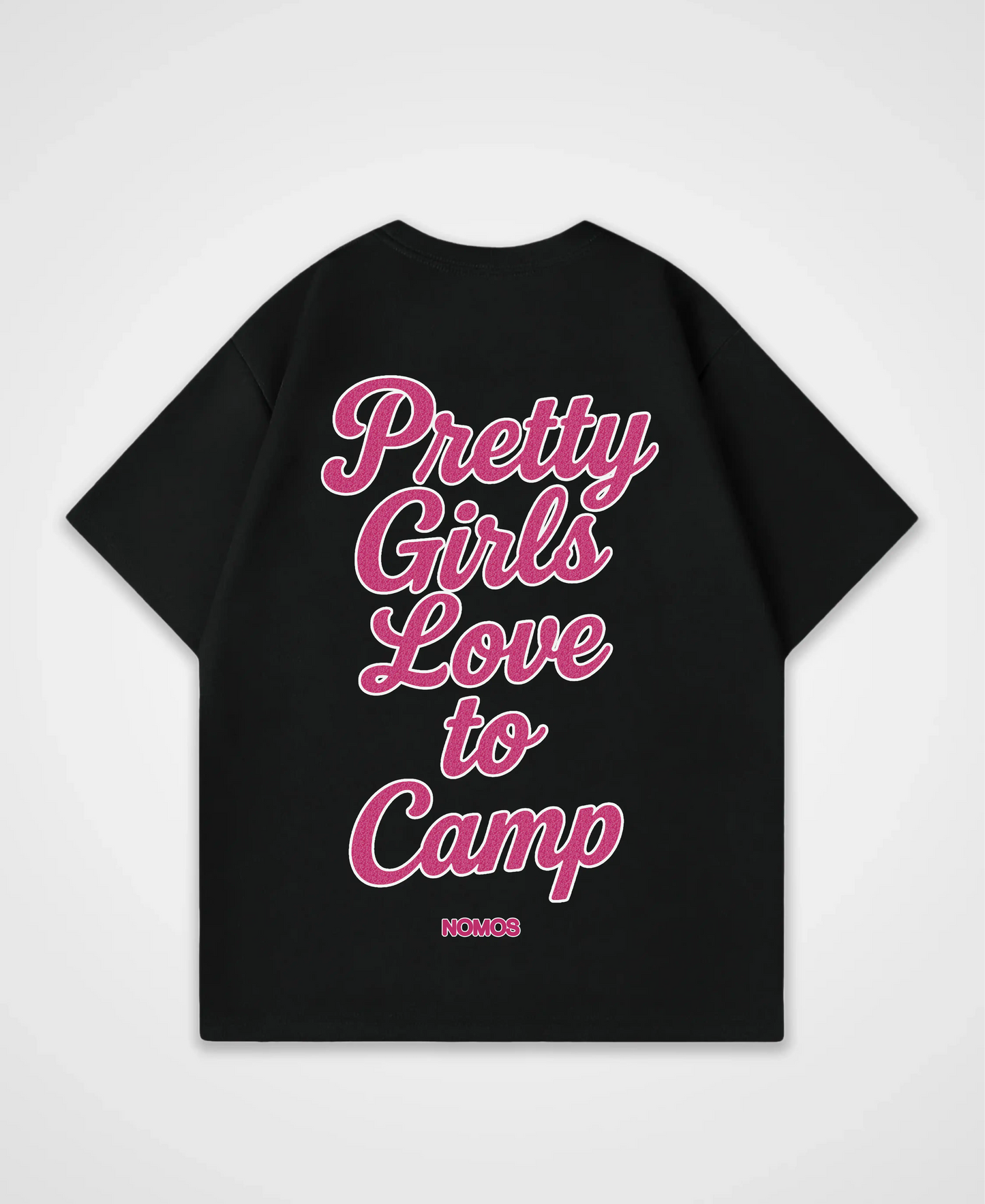 PRETTY GIRLS LOVE TO CAMP OVERSIZED SHIRT