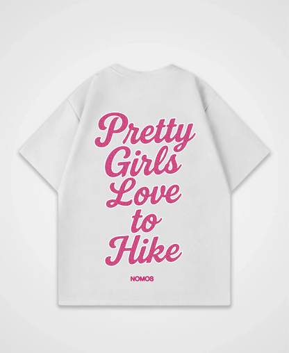 PRETTY GIRLS LOVE TO HIKE OVERSIZED SHIRT