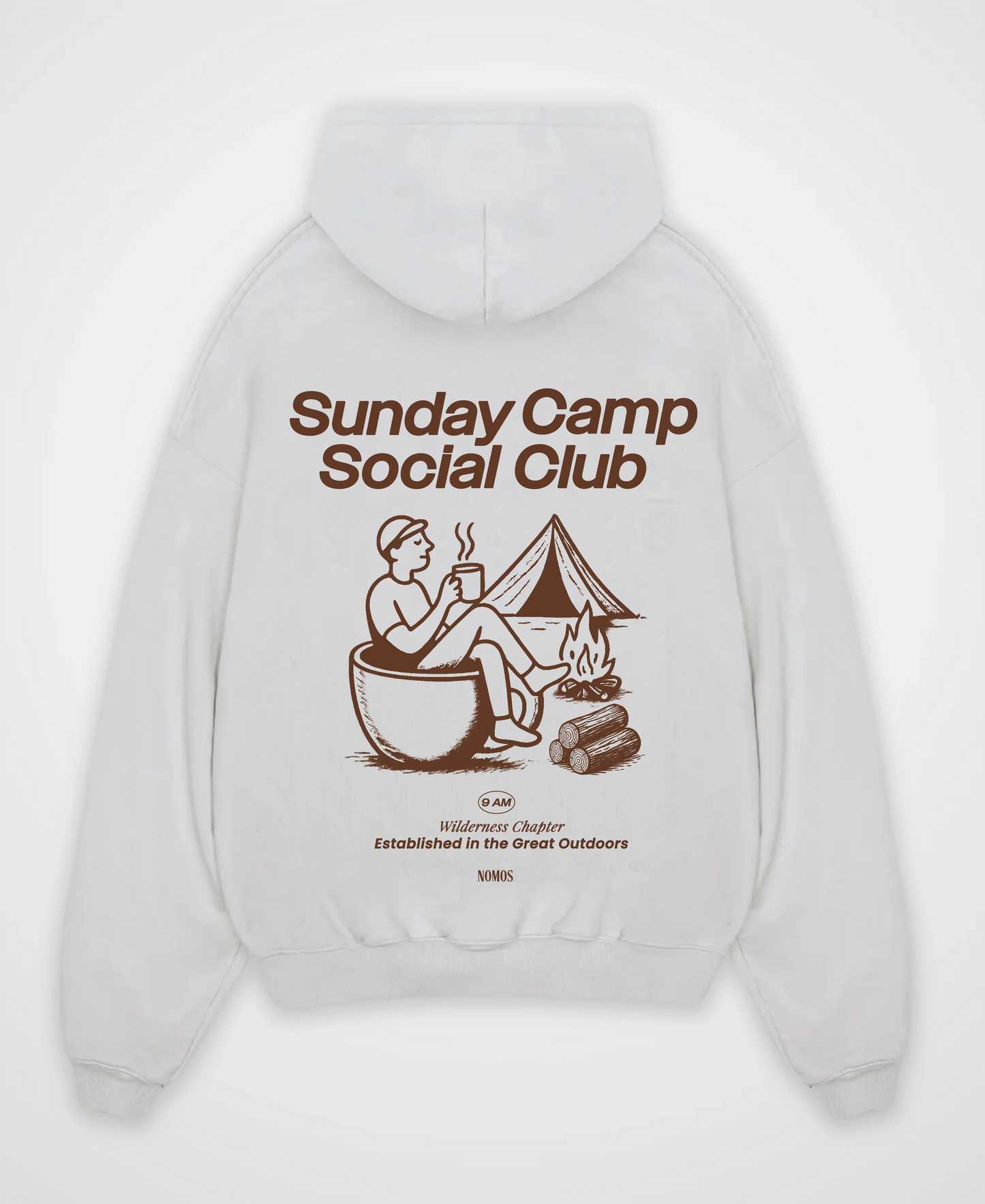 SUNDAY CAMP COFFEE SOCIAL CLUB OVERSIZED HOODIE