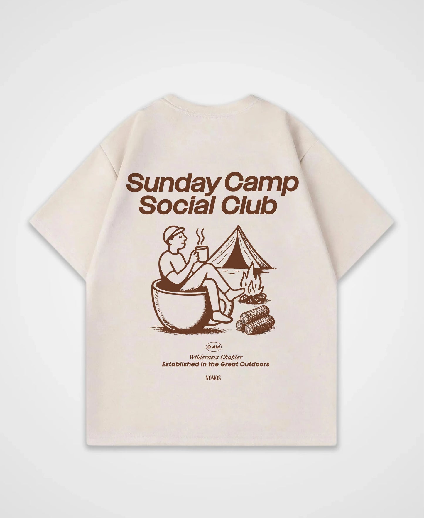 SUNDAY CAMP SOCIAL CLUB OVERSIZED SHIRT
