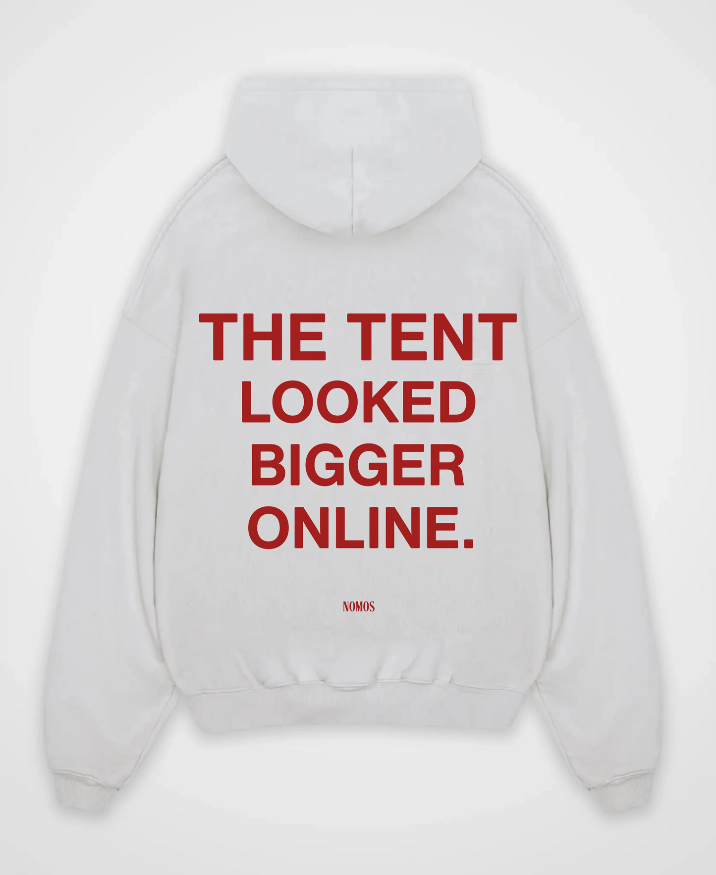 THE TENT LOOKED BIGGER ONLINE OVERSIZED HOODIE