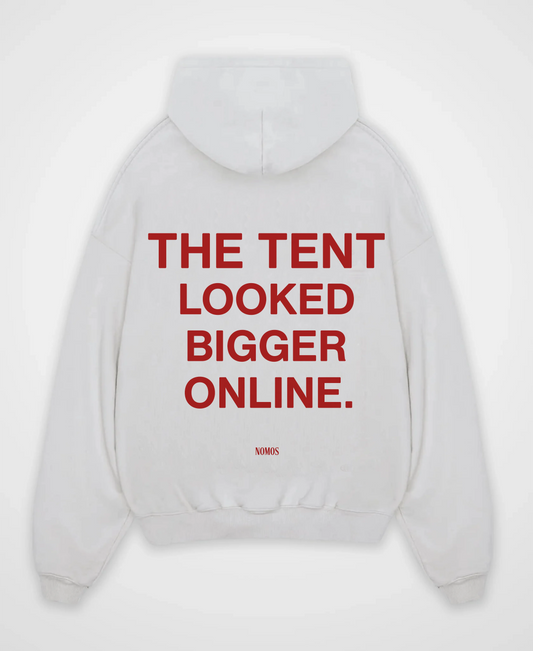 THE TENT LOOKED BIGGER ONLINE OVERSIZED HOODIE
