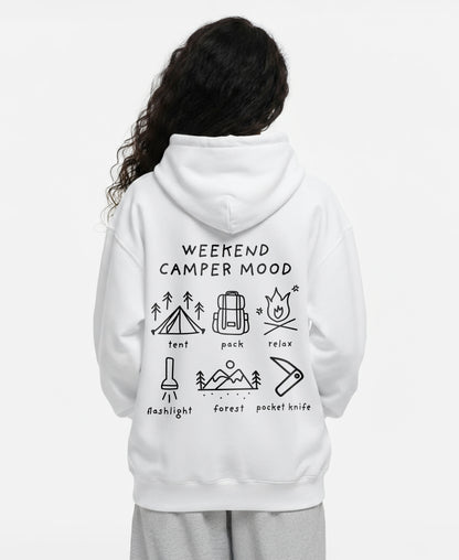 WEEKEND CAMPER MOOD OVERSIZED HOODIE